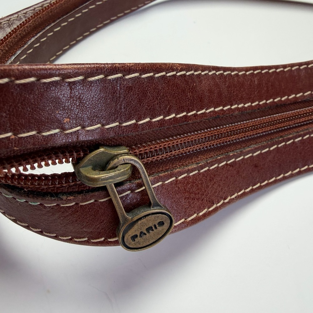 Katana Paris Elegant Brown Leather Women's Backpack Vintage Bag - Picture 8 of 15